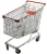 Import supermarket shopping trolley/shopping cart/chromed hand trolley from China
