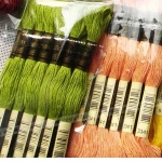 Supply China Golden Rose100% cotton cross stitch thread ,Stitching materials