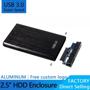 Support 2TB Hard Disk Mobile Case Turn Laptop USB 3 0 SATA External 2.5 Inch  HDD Enclosure