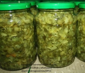 SWEET CUCUMBER Canned Pickle Relish Cucumber Can (tinned) CHOPPED Vinegar HACCP ISO
