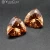 Import Synthetic (laboratory creation) Fat Triangle Shaped Champagne Loose Gemstone CZ stone from China