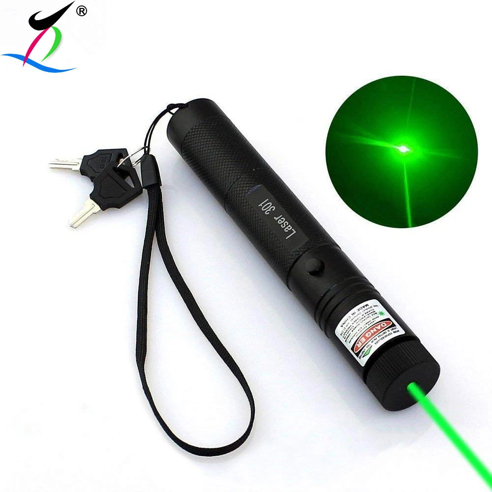 Tactical Green Hunting Scope Sight Laser Pen, Demo Remote Pen Pointer Projector Travel Outdoor Flashlight not include battery