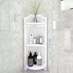 Tall Modern waterproof  WPC board Cabinet With Shelf bathroom organizer living room bedroom shelf