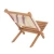 Import Teak Wood Beach/Camping/Events 2 Piece Portable Nesting Chair,Comfortable 20&quot; Wide Seat.floor folding chair from China