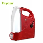 teyoza portable emergency rechargeable lighting system solar camping light with LED bulbs and power bank function