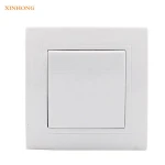 The best quality and price supply eu 1 gang white wall switch socket