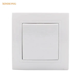 The best quality and price supply eu 1 gang white wall switch socket