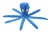 Import The hottest selling octopus polyester fabric durable blue plush dog toy from China