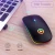 Import Thin Mini  Wireless Mouse Silent Mute Rechargeable LED Colorful Lights laptops Mouse gaming from China