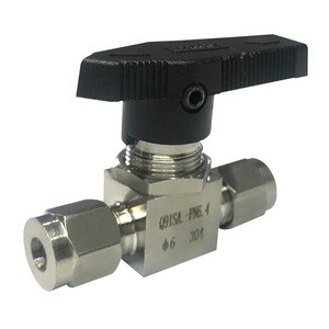 Thread or Ferrule stainless steel angle instrumentation 1 inch ball valve