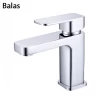 Three color faucet chrome white black finished water tap bathroom accessories