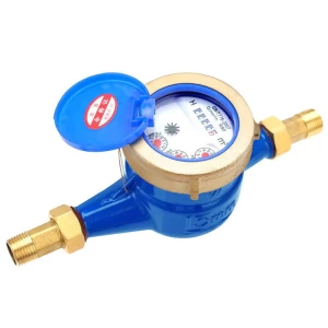 Time-limited Brass water flow meter multi-jet wet type cold water meter