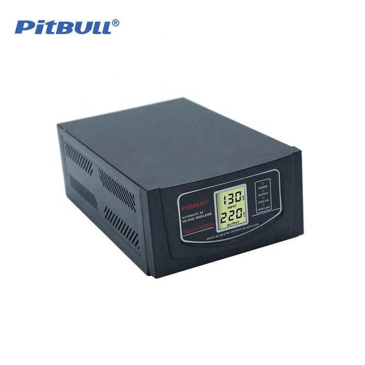 TMJ Quzhou PitBULL ac automatic voltage stabilizer regulator potentiostat LCD display low power