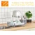 Import Top picked new arrival 2 tier foldable folding racks kitchen aluminum drainer plate plating dish drying rack with drip tray from China