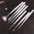 Import Top Quality Private Label Nail Brush Set Different Size Plastic Handle Nylon Hair Nail Art Brush from China