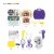Import Top Sale Pretend Play Toy Pet Store Suitcase Toy Play Set 16 PCS from China