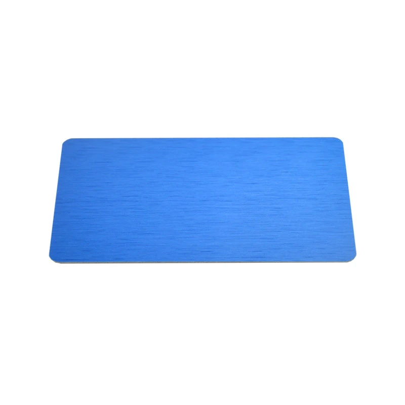 Top Selling Anodized Brushed Blank Business Name Card