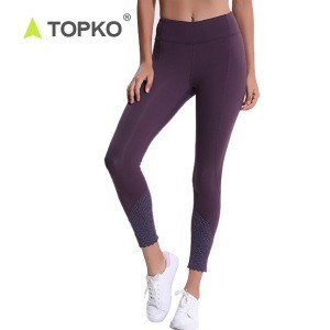Topko High Quality Wholesale Fitness pants gym woman sport yoga skirted leggings