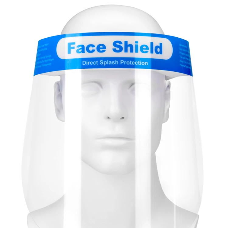 Transparent Face Shield Clear Face Shield Reusable Face Protective Shield