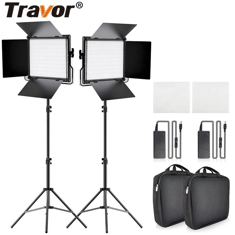 Travor L4500 variable dual color lamp shooting light professional led photo studio accessories audio video photographic lighting