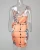 Import Tropical Print V-neck Wrap Casual Dress Women Sleeveless Summer Holiday Mini Dress from China