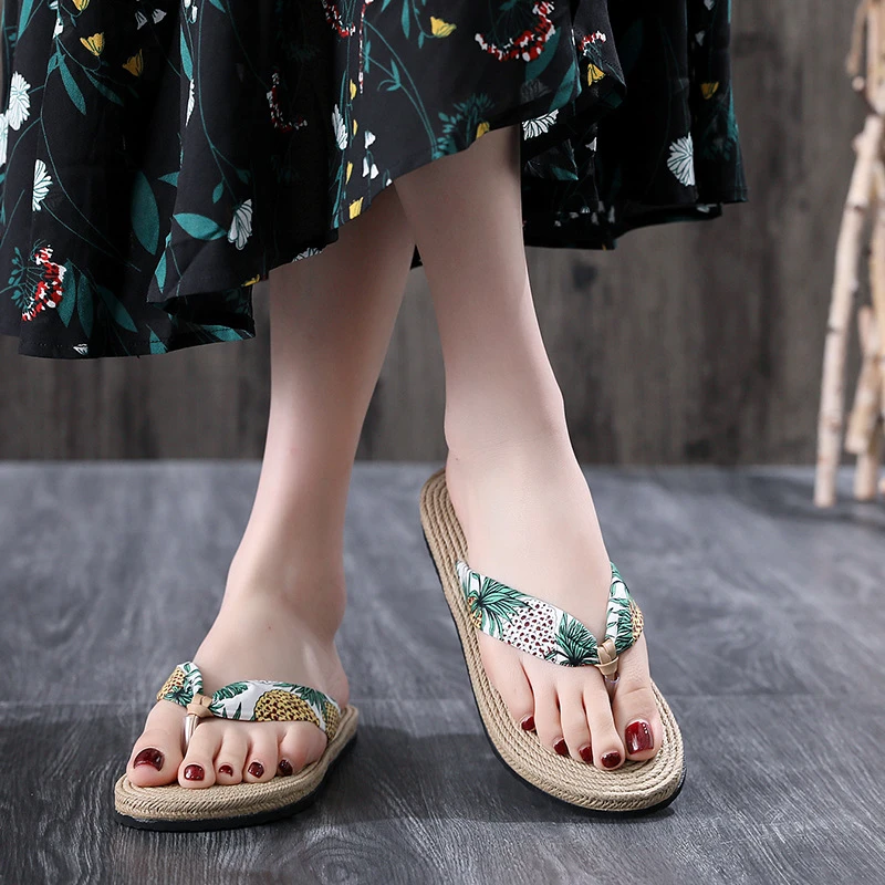 Buy Tropical Tourist Beach Women Flip Flop Sandals 19-222 from Yiwu ...
