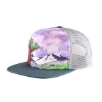 trucker cap print mesh bamboo hats ponytail trucker hats