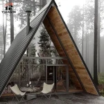 Tseason Factory Mobile Prefab House Portable Homes with Factory Direct Price Garden House Light Steel Villa Prefab House Modern