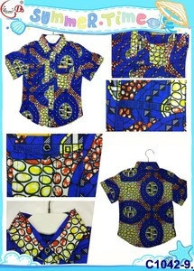 Turn Down Collar Color Printing Polo Shirt Design for Boys Kid Blouse School Shirts
