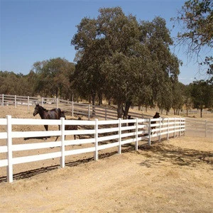 Two 2 Rail PVC Horse Fence