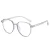 Import Unisex Fall resistant 8563 anti-blue light trendy tr90 lens frames eyeglasses from China