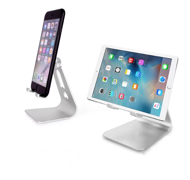 Universal aluminum foldable desktop stand cell phone stand bracket holder