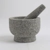 Unpolished Granite Mortar and Pestle,  6 Inch With LFGB FDA and SGS