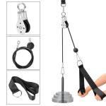 Upgraded LAT Pulldown Cable Pulley Attachments System Gym Equipment,Adjustable Pull Down Machine
