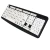 Import USB Wired Colored Computer Keyboard with Big White Keys for Elder People User or Kids` Education With Competitive Price from China