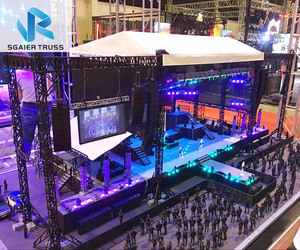 Used large  retractable aluminum concert  event Stage  Truss Led Display