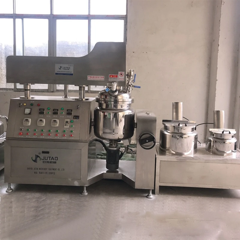 Vacuum Emulsifying Mixer for Viscous Fluid Petroleum jelly production line machine