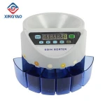 Value Coin Sorter/Counter For JPY/MYR/USD/GPB/PHP/TWD/AED/EUR Coins Counting Machine Customization Japanese Coin Sorter/Counter
