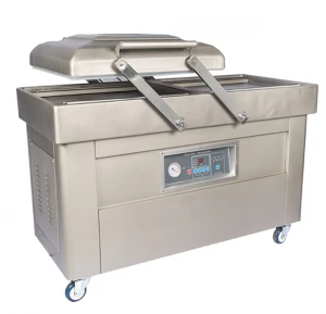 Vegetable And Meat Double Chambers Vacuum Packing Machine