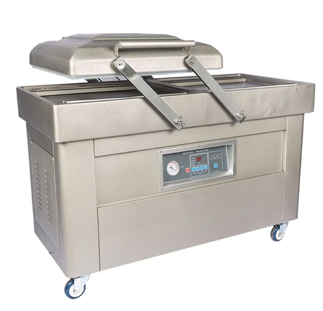 Vegetable And Meat Double Chambers Vacuum Packing Machine