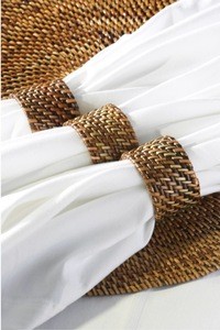 Very High Quality Special Style Rattan Napkin Ring