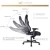 Import VICTORAGE PU Leather Office Chair Home Seat(Carbon) from China