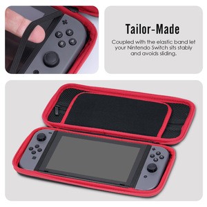Video game player travel case for Nintendo switch game console