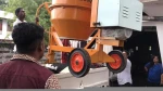 Vietnam concrete mixer - 4 wheels type