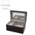 Import Vintage walunt wood jewellery box packaging jewelry case with tray and compartment from China