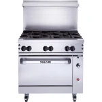 Vulcan 36C-6B Endurance 36" Gas Restaurant Range 6 Burners NG or LP
