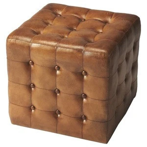 W46*D46*H46 cms Home Furniture General Use Leather Stool / Ottoman