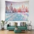Import Wall hanging home decor polyester printing knitted digital tapestry from China