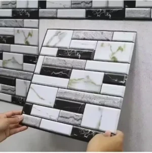 Wallpapers/Wall Coating Color Wallpaper Self Adhesive Decorative Wall Tile Sticker Plastic 3D Panel PVC Wall Panels