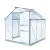 Import Waterproof Garden Aluminum Frame Greenhouse with sliding door 6.2X6.2FT from China